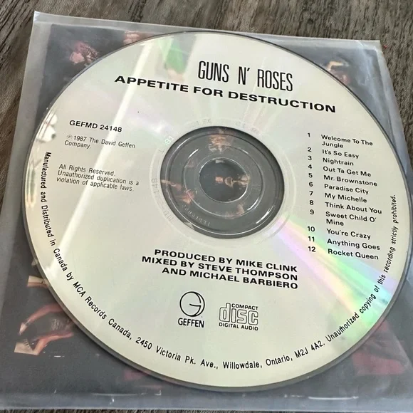 Guns N' Roses CD - Picture 2 of 3